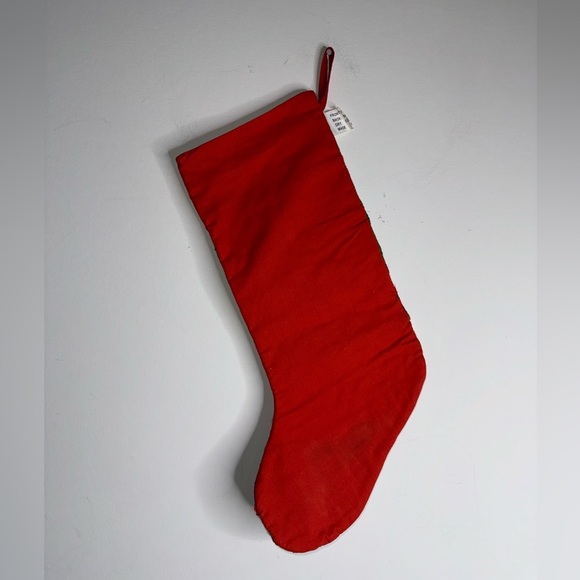 Christmas stocking embroidered handmade Teddy bears - Picture 3 of 6